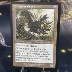 Magic the Gathering - Wurmcoil Engine - Retro Frame - Brothers War - MTG LP #63 - Image 1