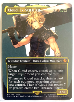 MTG Final Fantasy -EDH Commander Deck Builder- Cloud Ex- Soldier Red/Green/White - Image 2