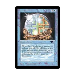 WOTC MtG Antiquities Energy Flux (U) EX - Image 1