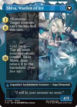 Jill, Shiva's Dominant /Shiva, Warden of Ice - Borderless (FIN) Final Fantasy - Image 2