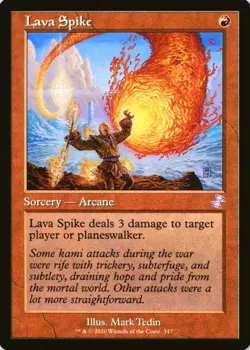 X 1 Lava Spike NM-M Time Spiral Remastered 347 MTG Magic The Gathering - Image 1