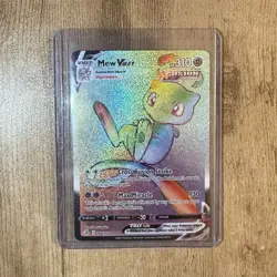 Pokemon Mew VMAX Secret Rare 268/264 Fusion Strike Holo VMAX Card 310 HP - Image 1