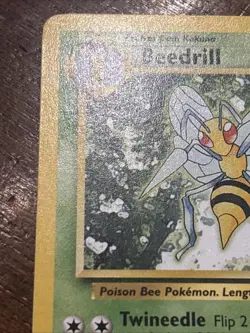 Pokemon TCG Beedrill 021/130 Base Set 2 Regular Rare LP - Image 2