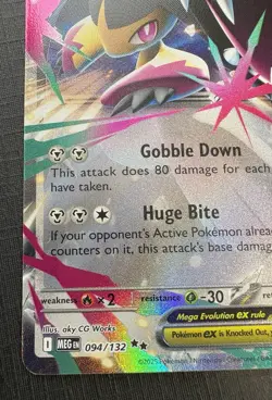 Pokemon TCG: 2025 Mega Mawile Ex 094/132- DOUBLE RARE-Mega Evolution Holo - Image 4