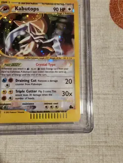Crystal Kabutops Skyridge Pokemon TCG #150 CGC 10 Gem Mint - Image 4