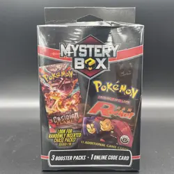 NEW Sealed Pokemon Team Rocket Mystery Box 3 Booster Packs (Seeded Chase Pack) - Image 1