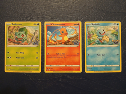 Pokemon TCG: Pokemon Go (3) Card Lot Bulbasaur Charmander Squirtle LP/NM - Image 1