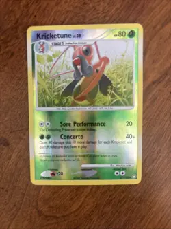 Kricketune 27/123 Pokemon Mysterious Treasures Reverse Holo Excellent Condition - Image 1