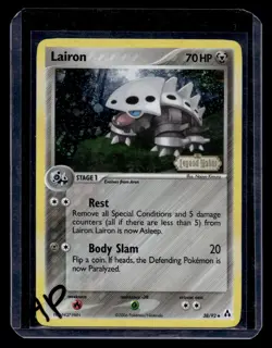 Pokemon Card - Lairon Legend Maker 38/92 Uncommon Reverse Holo Stamped | MP - Image 1