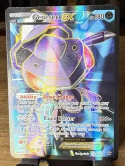 Pokemon Genesect EX 120/124 Fates Collide Ultra Rare Full Art - LP - Image 1