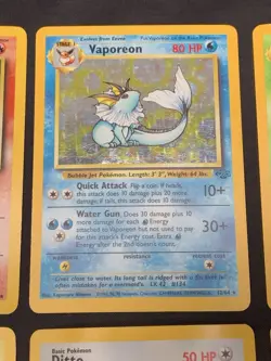 Vintage Holo Rare Pokemon Cards WOTC 1999 Base Set, Fossil, Jungle - MP/HP Ditto - Image 3