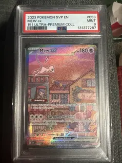 2023 POKEMON SVP EN MEW ex 151 ULTRA-PREMIUM COLLECTION #053 MINT PSA 9 🔥 - Image 1