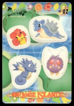 Lapras Seadra #02 Orange Islands Sealdass Pokemon Japanese ~ MP - Image 1