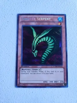 Yugioh Sinister Serpent LCYW-EN154 (Secret Rare) 1st Edition #Y135 - Image 1
