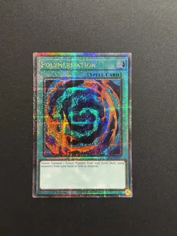 2024 YUGIOH RA02 25TH QCR SECRET RARE POLYMERIZATION NM 💫 - Image 1
