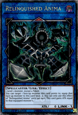 [Quarter Century Secret Rare] YuGiOh Relinquished Anima - NM/M MP24-EN007 1st Ed - Image 1