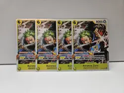 One Piece TCG - Roronoa Zoro Playset (x4) ST29-014 - Starter Deck (Egghead) NM - Image 1