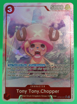 Tony Tony.Chopper (0070) (Parallel) OP08-007 Two Legends Foil One Piece TCG - Image 1