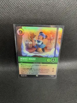 Disney Lorcana Winterspell Minnie Mouse Mrs. Cratchit Epic 213 - Image 1