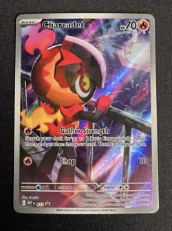 Charcadet 022 Black Star Promo Pokemon Card Phantasmal Flames ETB NM - Image 1