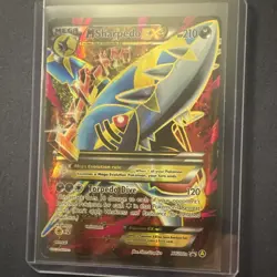 Pokemon M Sharpedo EX XY200A Mega Full Art Promo Alternate Art Holo Card - Image 1