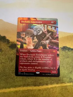 *Borderless Foil* Dockside Extortionist (Double Masters 2022) MTG Card - Image 1