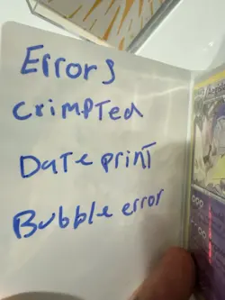 Pokemon Mini Binder Of Error Cards Mixed Lot . Holo Non Holo - Image 2
