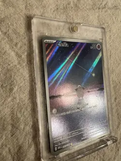 Pokemon TCG Cleffa Full Art Holo Card Obsidian Flames Illustration Rare 202/197 - Image 4