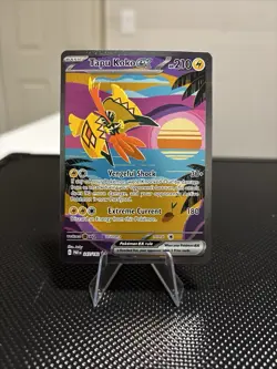 Pokemon TCG Tapu Koko EX 247/182 Paradox Rift Special Illustration Rare Card - Image 1