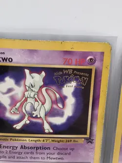 Mewtwo Pokemon Promo Card Lot (2) – First Movie Promo + Black Star Promo #14 - Image 4