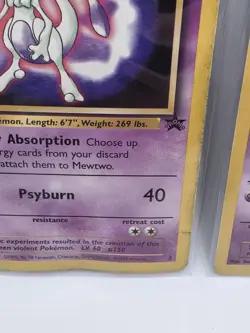 Mewtwo Pokemon Promo Card Lot (2) – First Movie Promo + Black Star Promo #14 - Image 5
