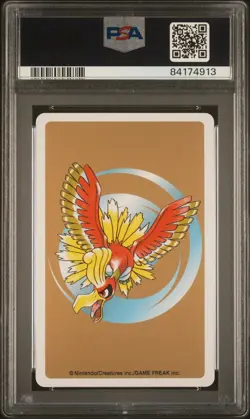 Pokemon Gold Poker Playing Card Tentacruel 6 of Hearts #073 PSA 10 Gem Mint - Image 2