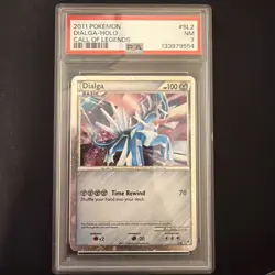 Dialga SL2 Call of Legends Holo Secret Rare Shiny Shining Pokemon Card PSA 7 NM - Image 1