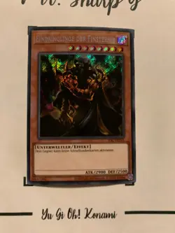 EINDRINGLINGE DER FISNTERNIS - IOC-DE111 DEUTSCH Yu-Gi-Oh! CARD SECRET RARE HOLO - Image 3
