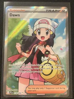 Pokemon Dawn 118/94 Full Art 2025 TCG Phantasmal Flames English Card NM - Image 1