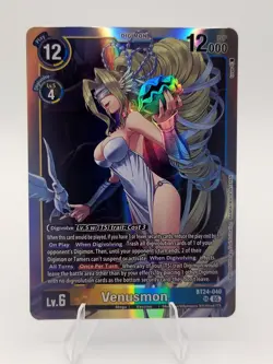 Digimon BT24 Time Stranger Bt24-040 Venusmon SR Foil Card - Image 1