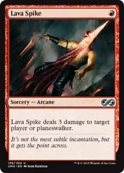 Lava Spike Ultimate Masters Magic: the Gathering Moderately Played, Japanese - Image 1