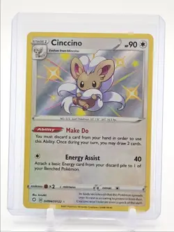 CINCCINO 2021 POKEMON SWSH SHINING FATES SHINY RARE SV094/SV122 Q4490 - Image 1