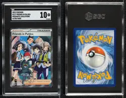 Friends in Paldea Ultra Rare Pokemon Prismatic Evolutions PRE SGC 10 GEM - Image 3