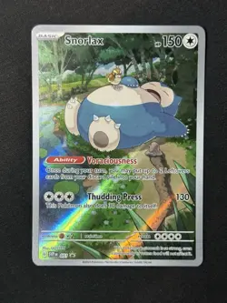 Pokemon Snorlax SVP 051 Scarlet & Violet 151 Holo Black Star Promo NM 💤💤💤 - Image 1