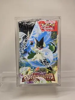 Paldea Evolved Booster Box Factory Sealed WITH Acrylic Case - Pokemon S&V 820650863493 - Image 3