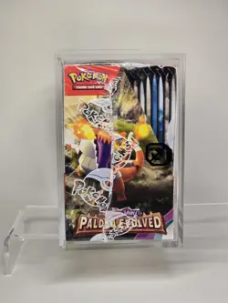 Paldea Evolved Booster Box Factory Sealed WITH Acrylic Case - Pokemon S&V 820650863493 - Image 4