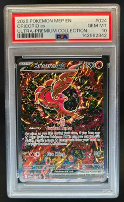 2025 Pokemon MEP Black Star Promos Oricorio ex #024 PSA 10 - Image 1