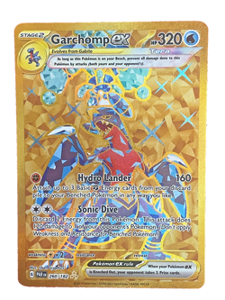 Pokemon Garchomp EX (Hyper Rare) 260/182 SV04: Paradox Rift Holo Near Mint NM - Image 1