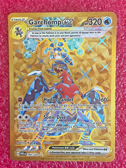 Pokemon Garchomp EX (Hyper Rare) 260/182 SV04: Paradox Rift Holo Near Mint NM - Image 2