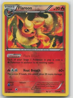 2015 Pokemon XY Ancient Origins Flareon Reverse Holo #13/98 - Image 1
