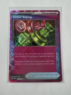 Pokemon TCG Ace Spec Holo Unfair Stamp 165/167 - Image 1
