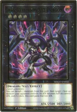 Dark Rebellion Xyz Dragon - MAGO-EN032 - Premium Gold Rare - 1st Edition - Light - Image 1