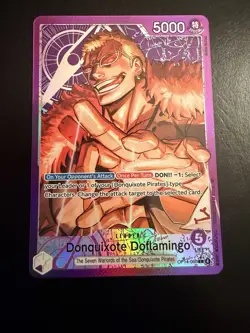 Donquixote Doflamingo - OP14-060 (Alternate Art) - The Azure Sea's Seven English - Image 1