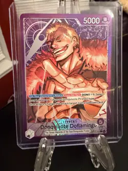 Donquixote Doflamingo - OP14-060 (Alternate Art) - The Azure Sea's Seven English - Image 3